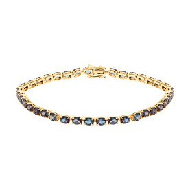 Браслет SOKOLOV - Золото 585, Синтетический александрит (арт. 750590)