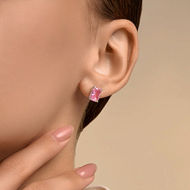 Серьги SOKOLOV - Серебро 925, Фианит (арт. 94027351)