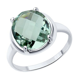 Кольцо SOKOLOV - Серебро 925, Синтетический кварц (арт. 92012178)