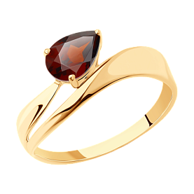 Кольцо SOKOLOV - Золото 375, Гранат (арт. 37716152)