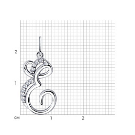 Подвеска Diamant - Серебро 925, Фианит (арт. 94-130-01375-1)