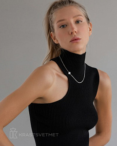 Колье Красцветмет - Серебро 925 (арт. НХ22-1742-3#0.90)