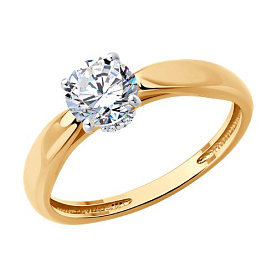 Кольцо Diamant - Серебро 925, Фианит (арт. 93-110-02133-1)