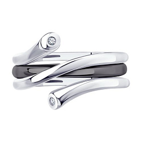 Кольцо SOKOLOV - Серебро 925, Фианит (арт. 94013462)