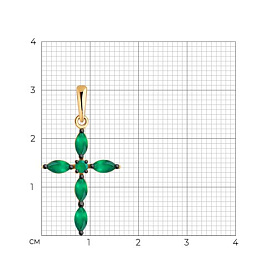 Подвеска Diamant - Золото 585, Агат (арт. 51-330-02045-6)