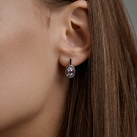 Серьги SOKOLOV - Серебро 925, Аметист (арт. 92025354)