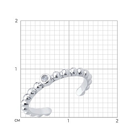 Кольцо SOKOLOV - Серебро 925, Фианит (арт. 94014411)