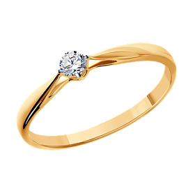 Кольцо SOKOLOV - Золото 585, Бриллиант (арт. 1011495)