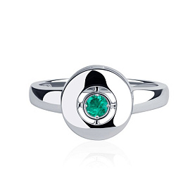 Кольцо Platinum Lab. - Платина 950 (арт. ПК-033И-01)