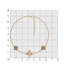 Браслет SOKOLOV - Серебро 925, Фианит (арт. 93050229)