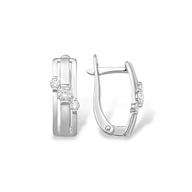 Серьги EFREMOV - Серебро 925, Фианит (арт. 12100110804-501)
