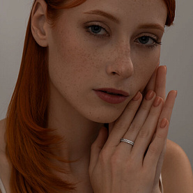 Кольцо SOKOLOV - Серебро 925, Фианит (арт. 94013686)