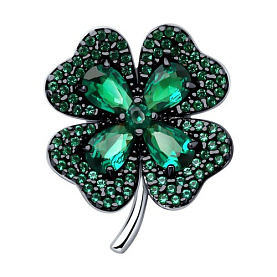 Брошь SOKOLOV - Серебро 925, Фианит (арт. 94040279)