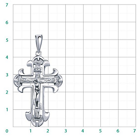 Подвеска Атолл - Серебро 925 (арт. 3367-925)