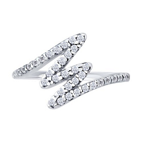 Кольцо SOKOLOV - Серебро 925, Фианит (арт. 94014290)