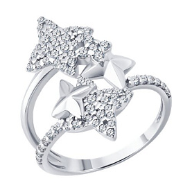 Кольцо SOKOLOV - Серебро 925, Фианит (арт. 94014661)