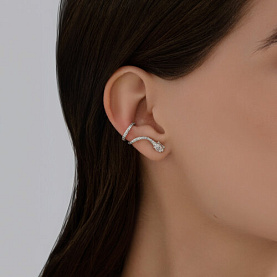 Серьга SOKOLOV - Серебро 925, Фианит (арт. 94170375)