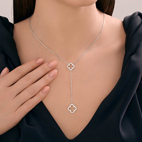 Колье SOKOLOV - Серебро 925, Фианит (арт. 94071261)