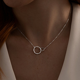 Колье SOKOLOV - Серебро 925, Фианит (арт. 94070679)