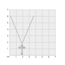 Колье SOKOLOV - Серебро 925, Фианит (арт. 94071279-91)