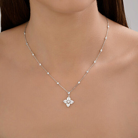 Колье SOKOLOV - Серебро 925, Фианит (арт. 94071106)