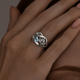 Кольцо SOKOLOV - Серебро 925, Топаз (арт. 92011978)