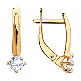 Серьги SOKOLOV - Золото 375, Фианит (арт. 31-120-00893-1)