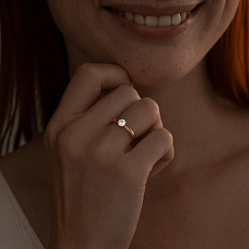 Кольцо SOKOLOV - Серебро 925, Фианит (арт. 93011071)