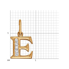 Подвеска SOKOLOV - Золото 585, Фианит (арт. 031095)