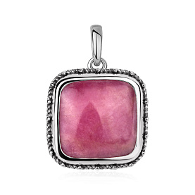 Подвеска KRASNOE - Серебро 925, Родонит (арт. 3310456360)
