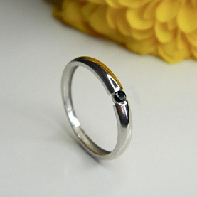 Кольцо Галатея - Серебро 925, Фианит (арт. 2873.2)