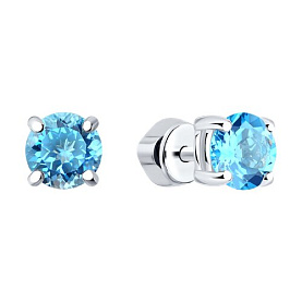 Серьги SOKOLOV - Серебро 925, Фианит (арт. 94020532)