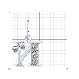 Подвеска SOKOLOV - Серебро 925, Фианит (арт. 94030474)