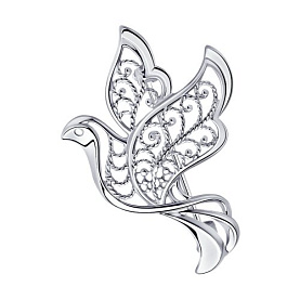 Брошь Diamant - Серебро 925 (арт. 94-140-00690-1)