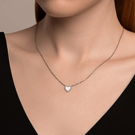 Колье SOKOLOV - Серебро 925, Фианит, Эмаль (арт. 94070965)