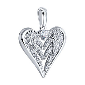 Подвеска SOKOLOV - Серебро 925, Фианит (арт. 94033234)