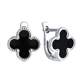 Серьги SOKOLOV - Серебро 925, Эмаль (арт. 94026442)