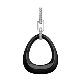 Подвеска Diamant - Серебро 925, Керамика, Фианит (арт. 94-130-01902-1)
