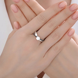 Кольцо SOKOLOV - Серебро 925, Фианит (арт. 94014634)