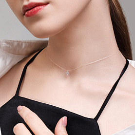 Колье SOKOLOV - Серебро 925, Фианит (арт. 94070605)