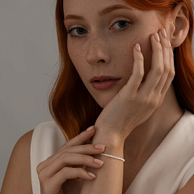 Браслет SOKOLOV - Серебро 925, Фианит (арт. 94051037)