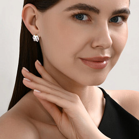 Серьги SOKOLOV - Серебро 925, Эмаль (арт. 94027104)