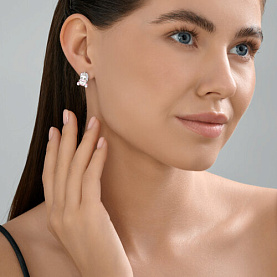 Серьги SOKOLOV - Серебро 925, Эмаль (арт. 94027022)