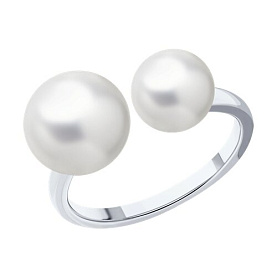 Кольцо SOKOLOV - Серебро 925, Жемчуг культивированный (арт. 92014512)