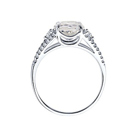 Кольцо SOKOLOV - Серебро 925, Фианит (арт. 92011747)