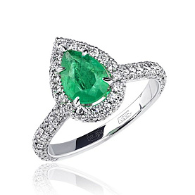 Кольцо Platinum Lab. - Платина 950 (арт. ПК-095И-01)