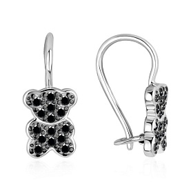 Серьги KRASNOE - Серебро 925, Синтетический ситалл (арт. 2340885608л-20)