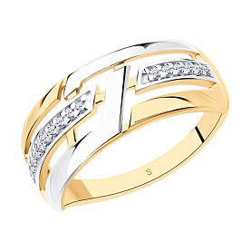 Кольцо SOKOLOV - Серебро 925, Фианит (арт. 93010772)