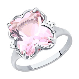 Кольцо SOKOLOV - Серебро 925, Фианит (арт. 92011235)