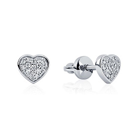 Серьги Platinum Lab. - Платина 950 (арт. ПС-256-01)